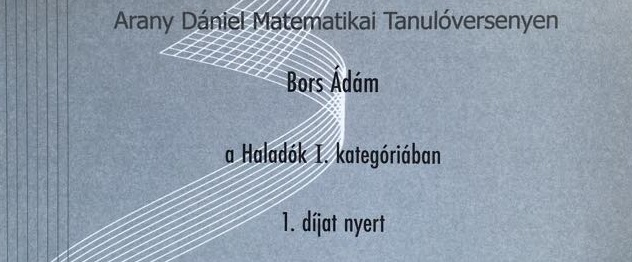Az Arany Dániel Matematikaverseny eredményei