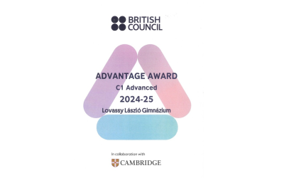 Iskolánk ADVANTAGE díjas – British Council