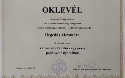 Hegedűs Alexandra különdíja