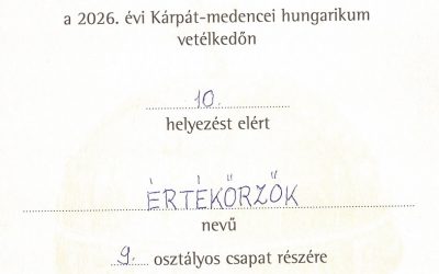 Hungarikum vetélkedő – 2026